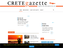 Tablet Screenshot of cretegazette.com